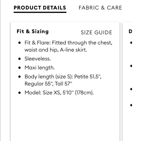 💍💕 BANANA REPUBLIC Petite Cotton Maxi Dress - SP - Picture 3 of 4